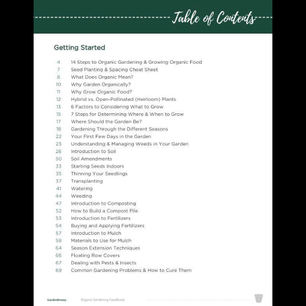 The Complete Organic Gardening Handbook | GardenBreezy