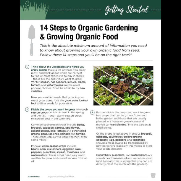 The Complete Organic Gardening Handbook | GardenBreezy