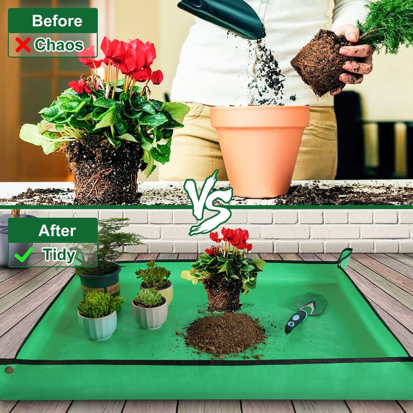 Large Repotting Mat for Indoor Plants
