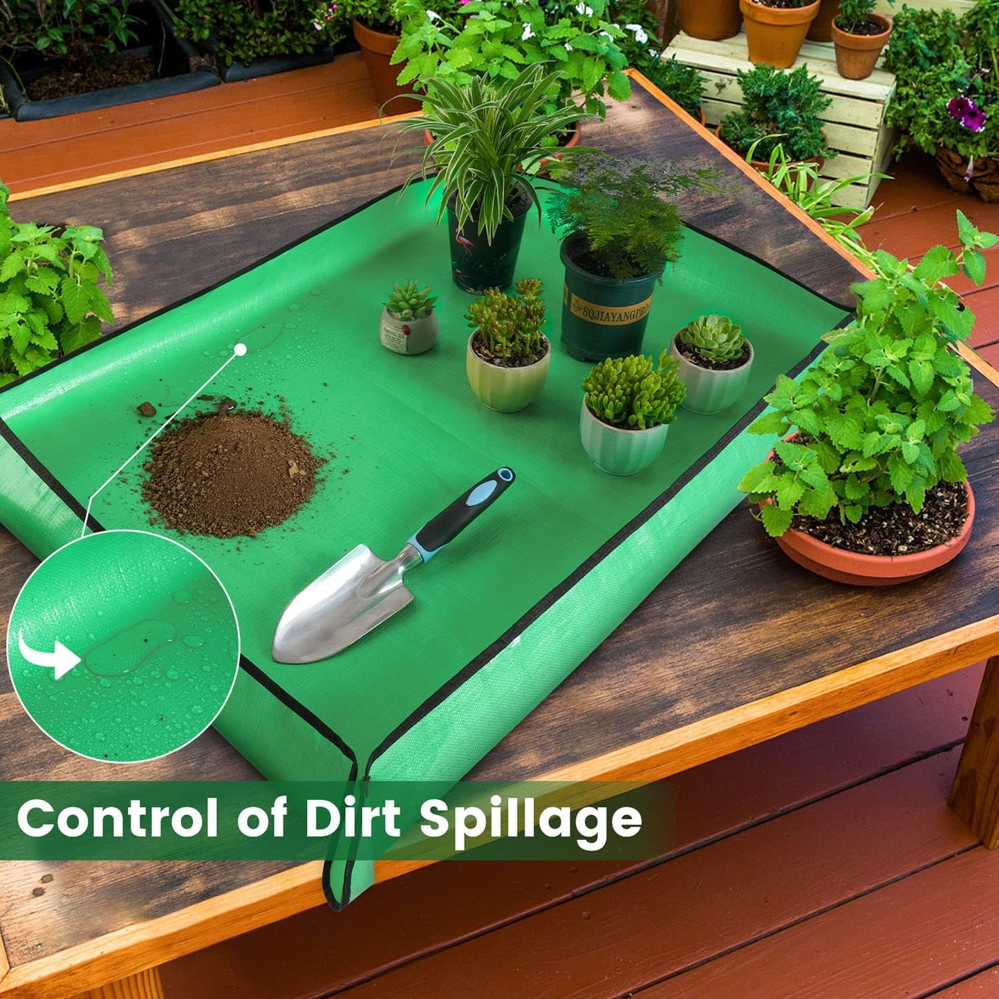 Large Repotting Mat for Indoor Plants