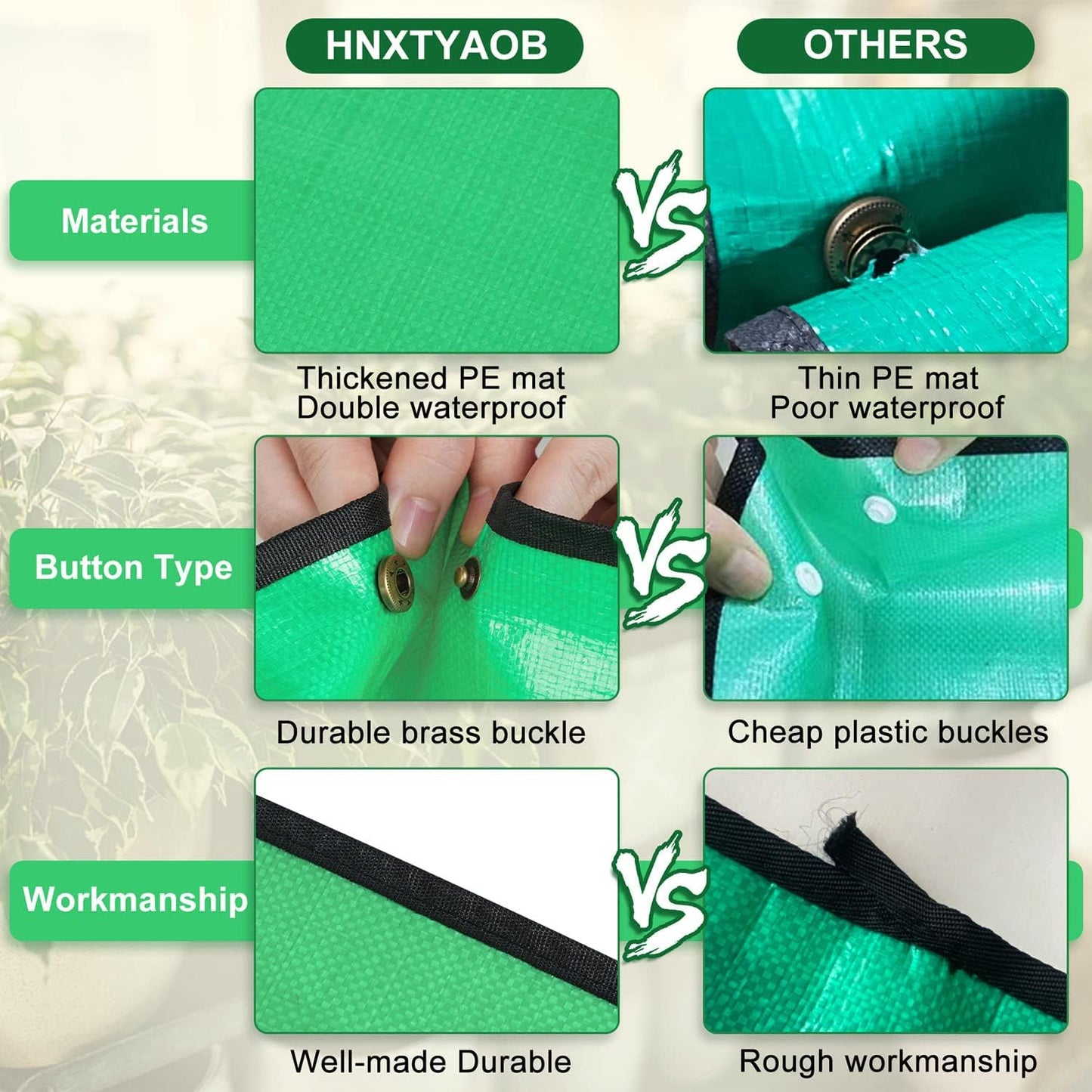 Large Repotting Mat for Indoor Plants