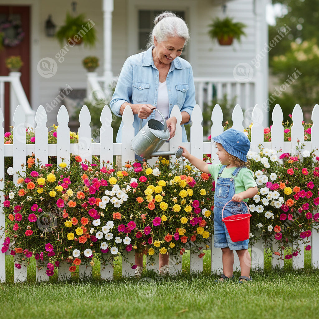 Moss Rose Seeds (Mix) • gardenbreezy