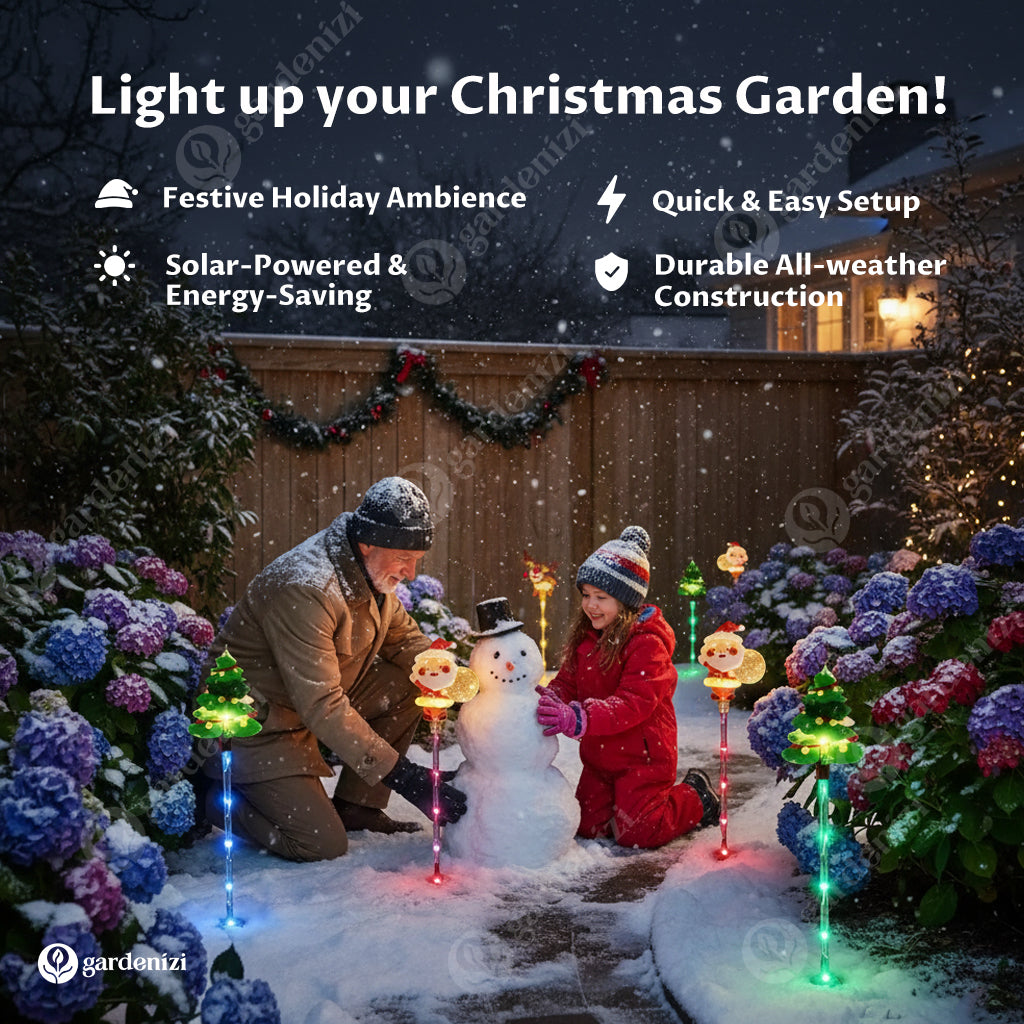 6-pack Solar Christmas Decorative Lights