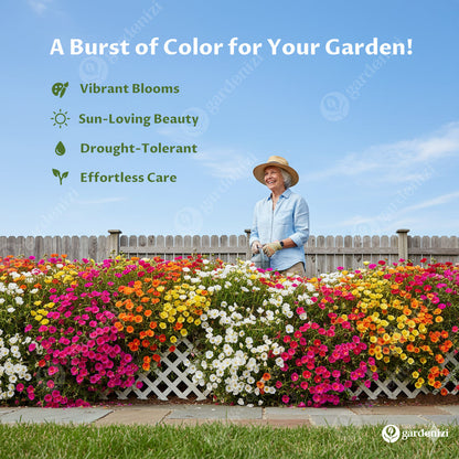 Moss Rose Seeds (Mix) • gardenbreezy