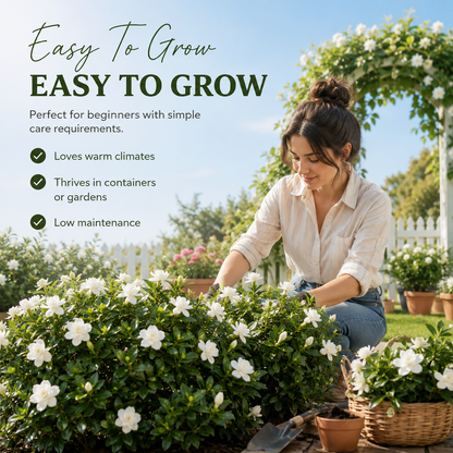 Heirloom White Gardenia Seeds