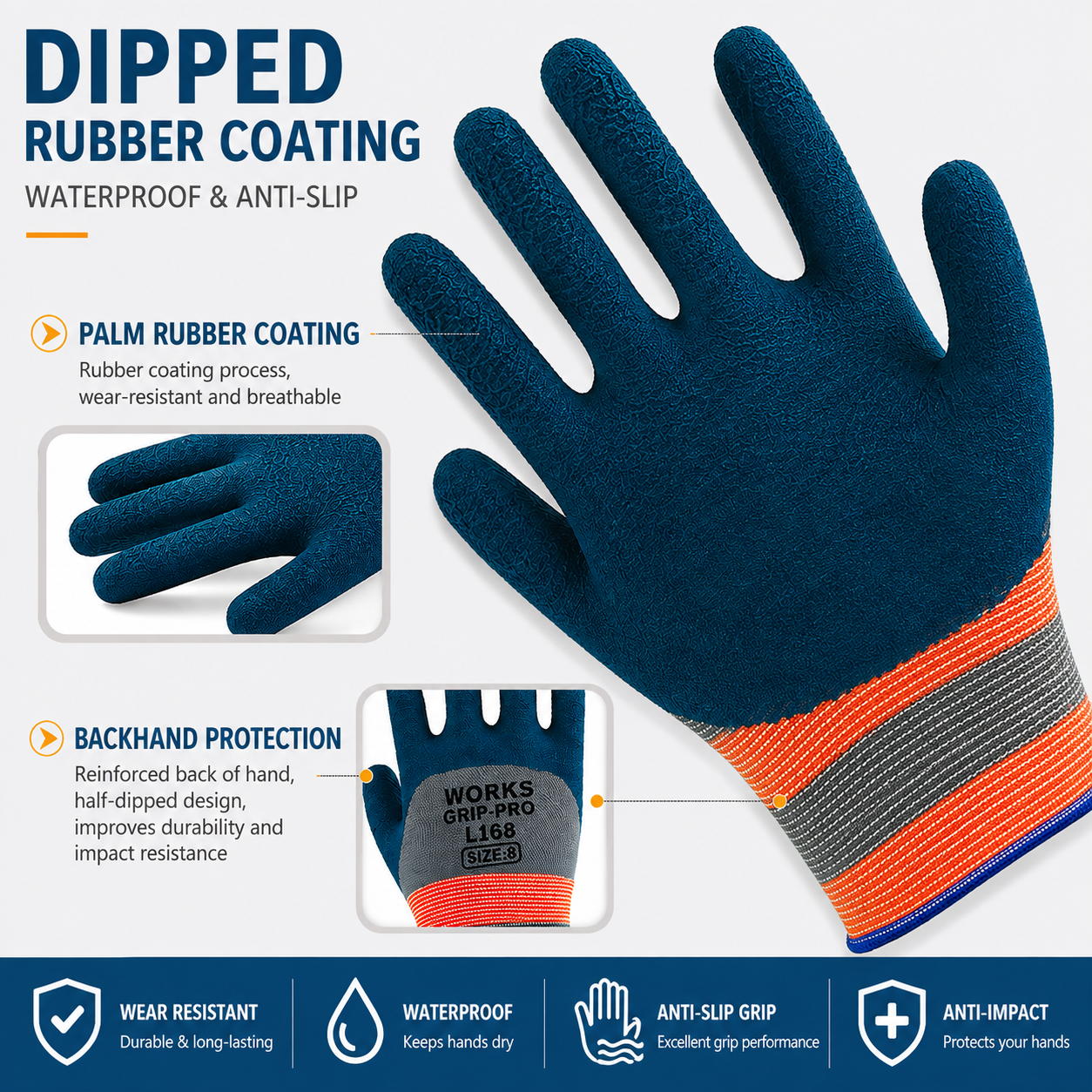 Thorn-Resistant Gardening Gloves – Waterproof & Anti-Slip