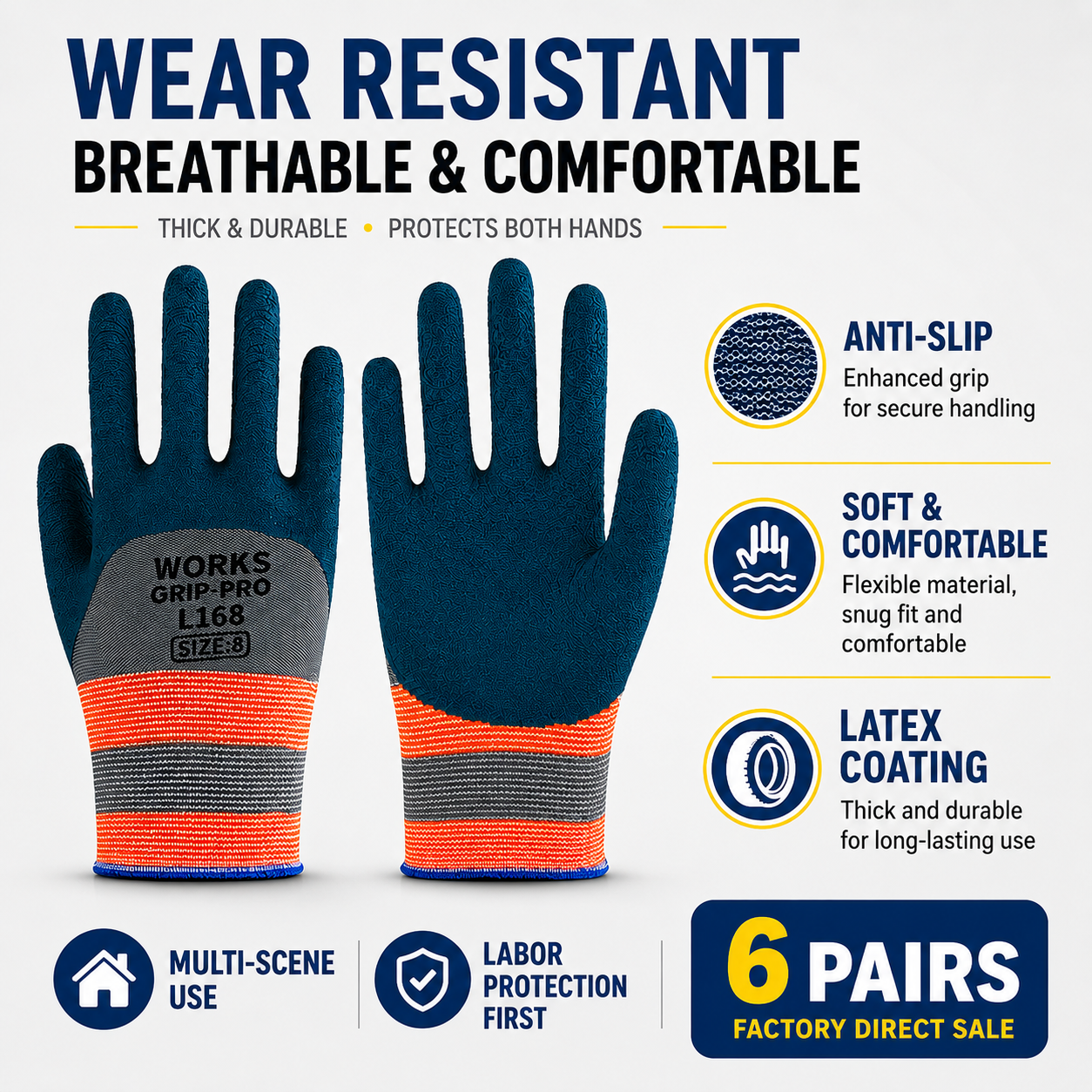 Thorn-Resistant Gardening Gloves – Waterproof & Anti-Slip