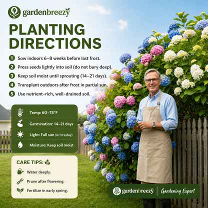 Graines d'hortensia royal | gardenbreezy