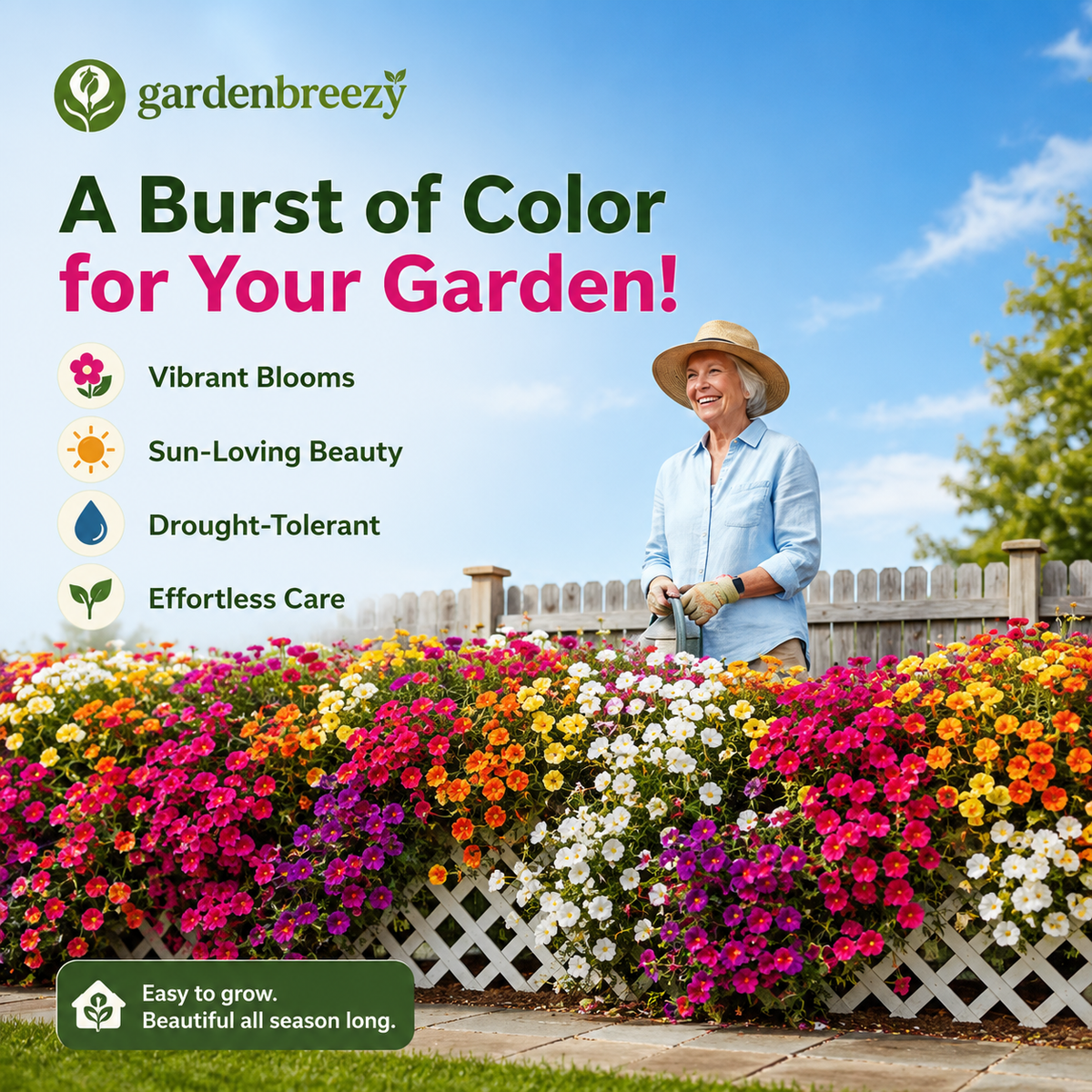 Moss Rose Seeds (Mix) • gardenbreezy