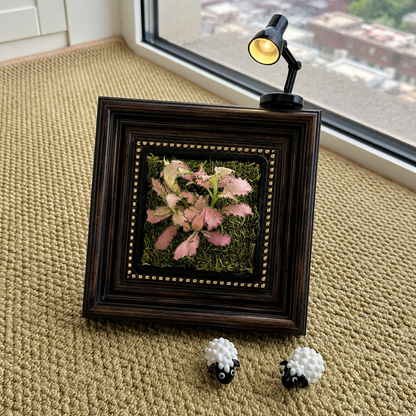 Living Garden Frame Kit – Indoor Plant Display with Grow Light