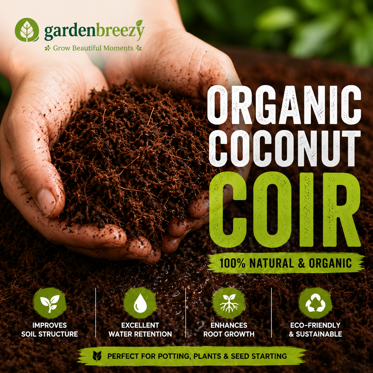 Organic Coconut Coir • gardenbreezy