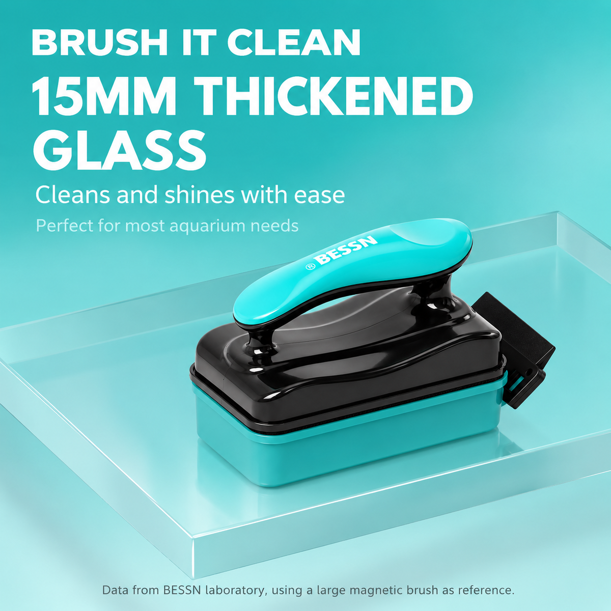 AquaGlide™ Magnetic Aquarium Glass Cleaner