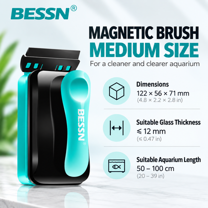 AquaGlide™ Magnetic Aquarium Glass Cleaner