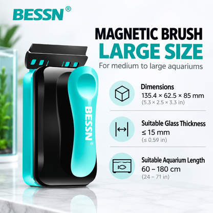 AquaGlide™ Magnetic Aquarium Glass Cleaner