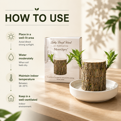 Lucky Brazil Wood Potted Plant • Gardenbreezy