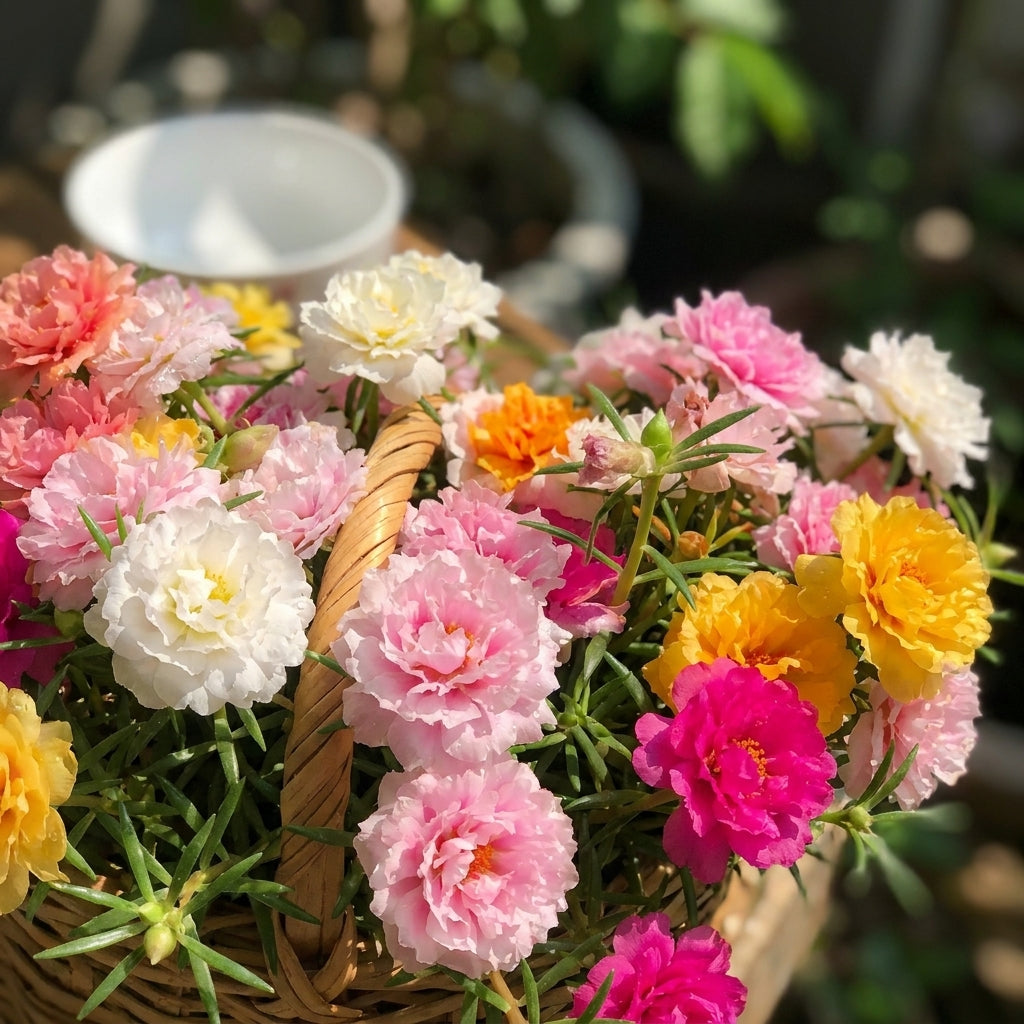 Moss Rose Seeds (Mix) • gardenbreezy