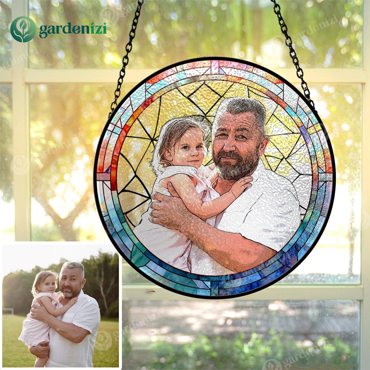 Personalized Photo Suncatcher