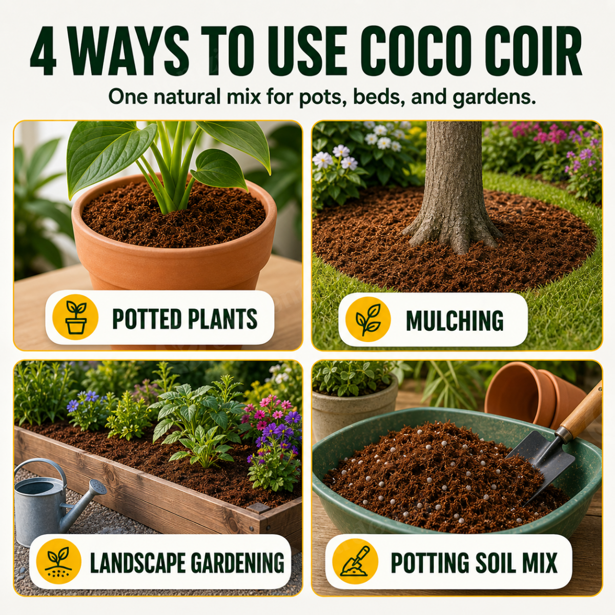 Organic Coconut Coir • gardenbreezy