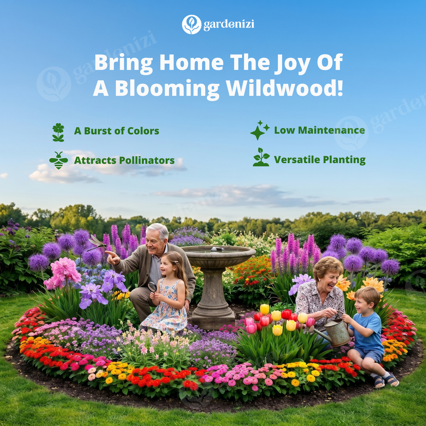 Mixed Wild Flower Seeds  • gardenbreezy