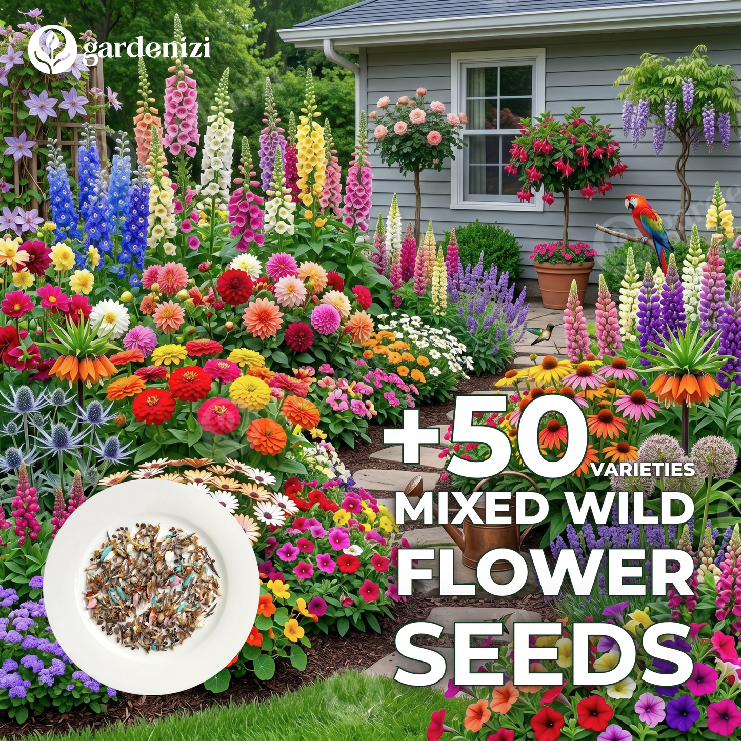 Mixed Wild Flower Seeds  • gardenbreezy