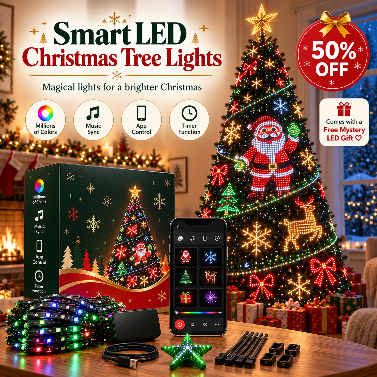 TreeLume™ — Christmas Tree LED Lights