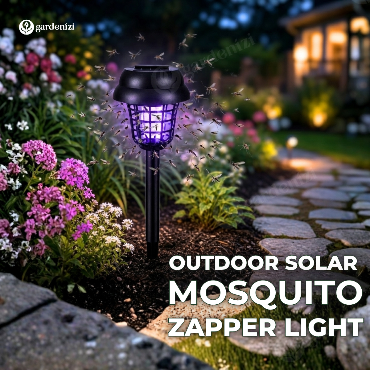 Solar Mosquito Zapper Light • Gardenbreezy