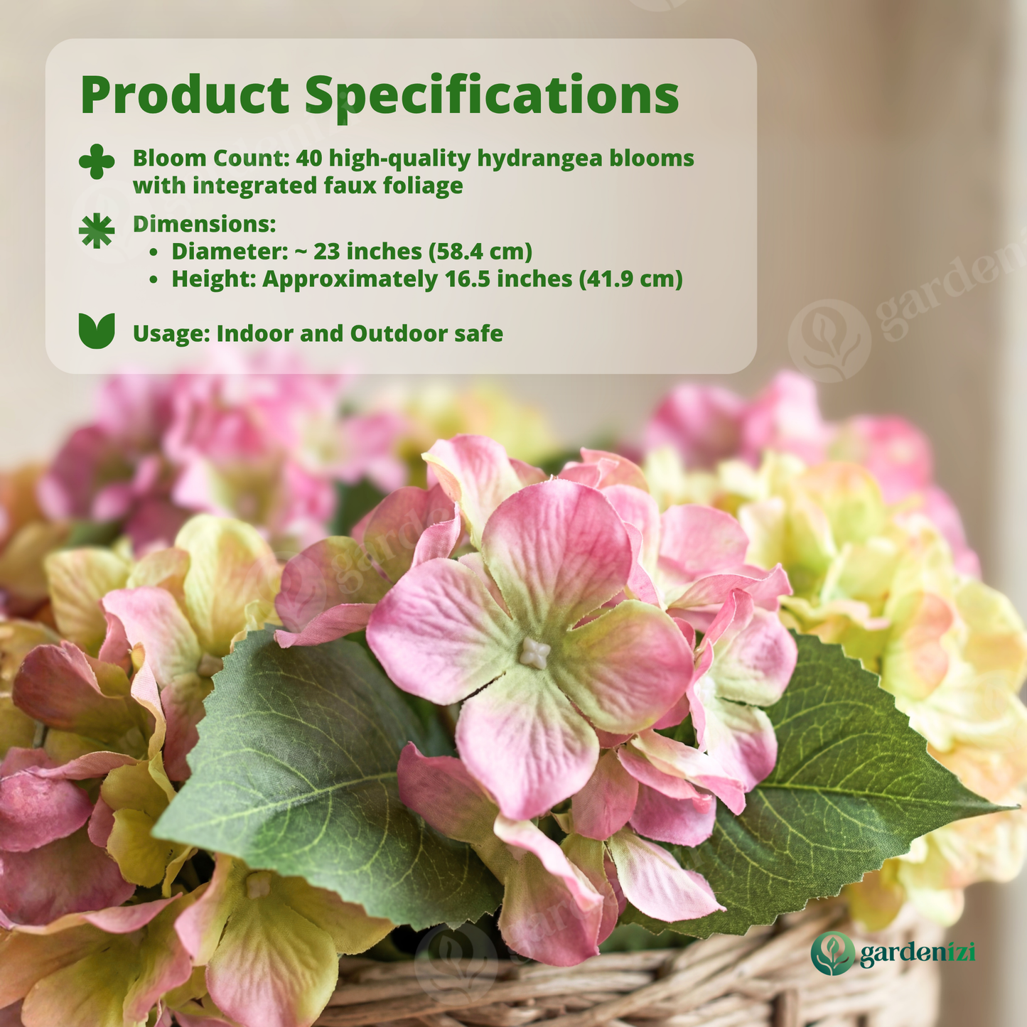 Grand Hydrangea Urn Filler  • Gardenbreezy
